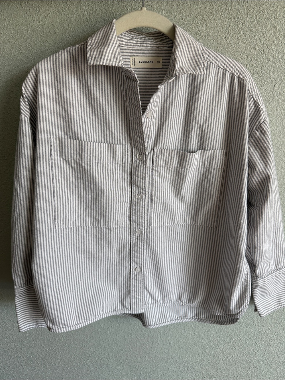 Everlane Striped Cotton button down Oxford